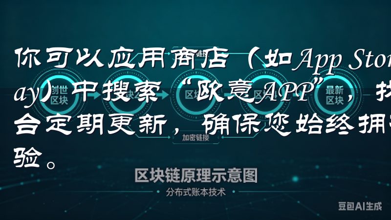 你可以应用商店（如App Store或Google Play）中搜索“欧意APP”，找到官方版本进行下载我们的平台定期更新，确保您始终拥有最新版应用，享受更流畅的用户体验。